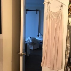 Light pink/white lace detail romper